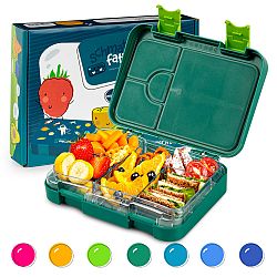 Klarstein junior Lunchbox, 6 priehradiek, 21,3 x 15 x 4,5 cm (Š x V x H), bez BPA