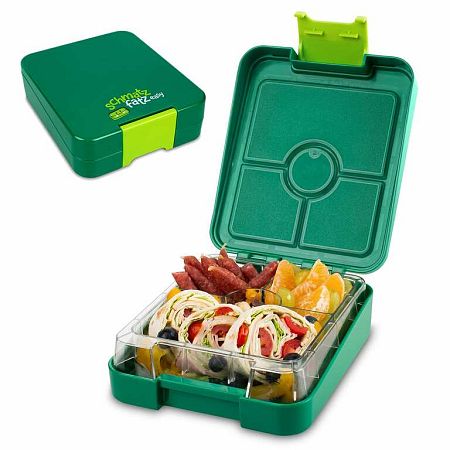 Klarstein schmatzfatz easy Snackbox, 4 priehradky, 18 x 15 x 5 cm (Š x V x H)